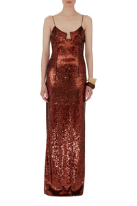 Phoebe Bustier Dress - Mahogany