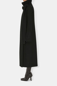 Manteau Delphinus en laine et cachemire - Black