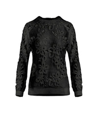 Top Usas brodé - Black
