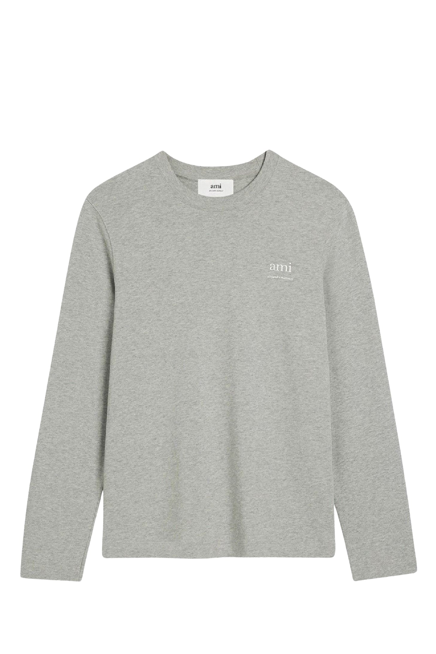 T-shirt manches longues Ami Alexandre Mattiussi - Heather Ash Grey