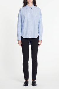 Chemise oversize Brad - Blanc & Bleu