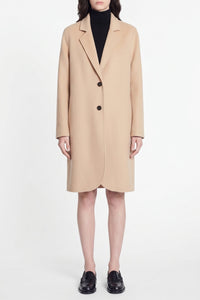 Manteau Devda en laine - Sable