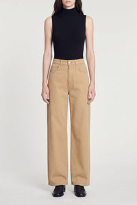 Pantalon Bilbao en denim - Mastic