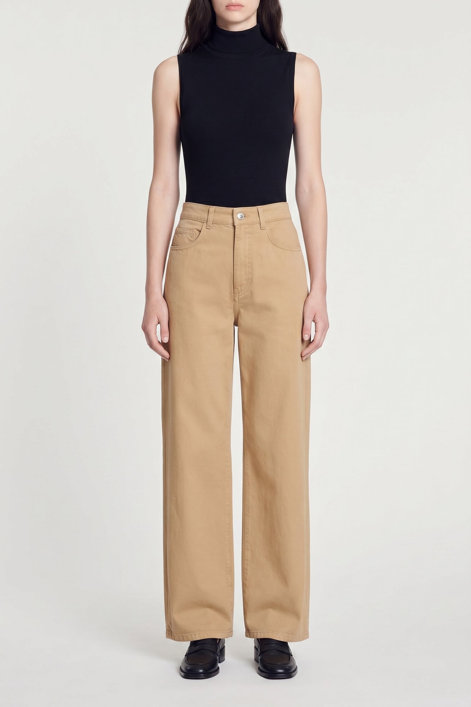 Pantalon Bilbao en denim - Mastic