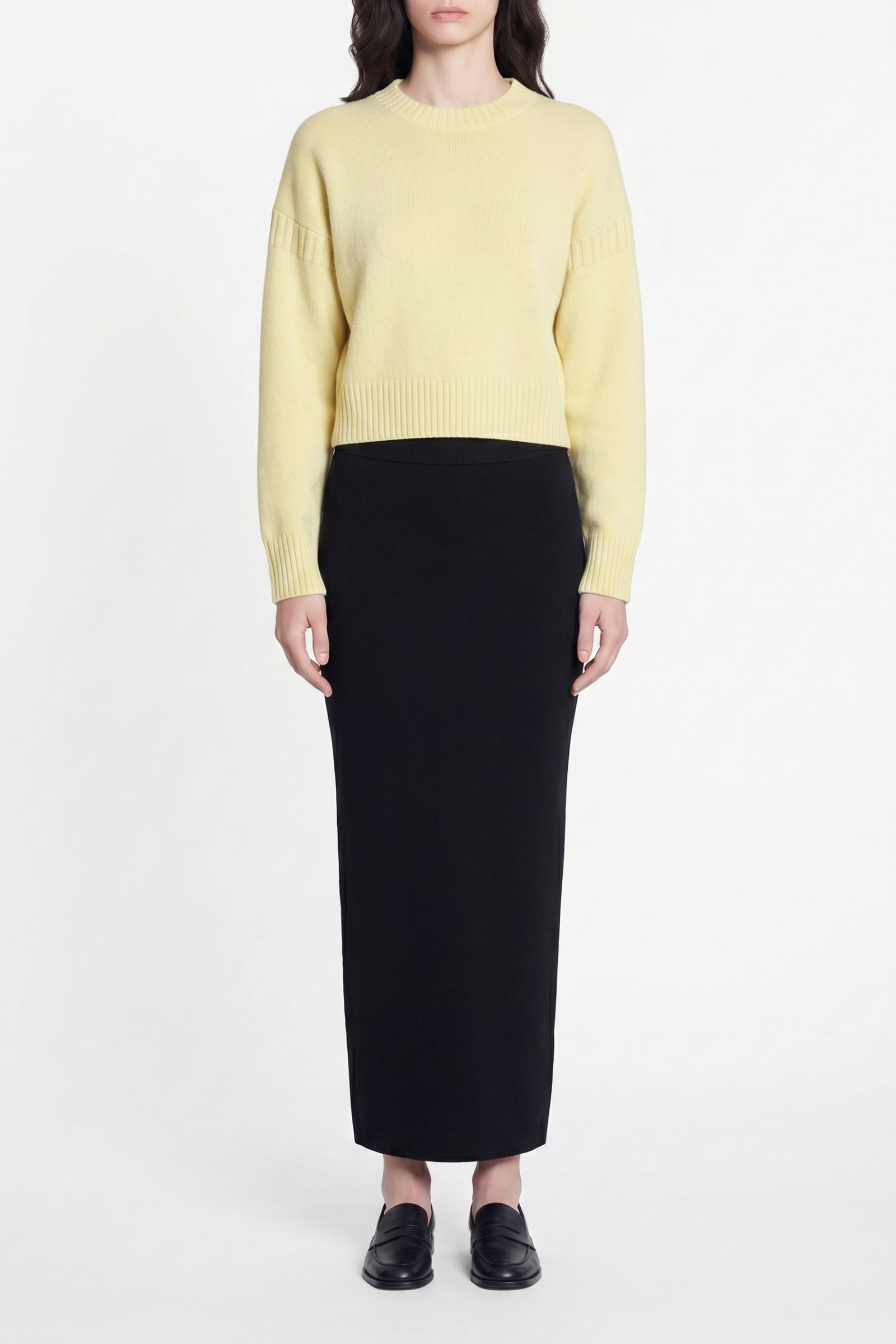 Pull Esther en laine - Jaune