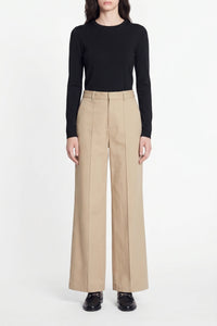 Pantalon droit taille midi Dulce - Militaire