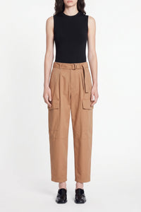 Pantalon taille haute Edan - Camel