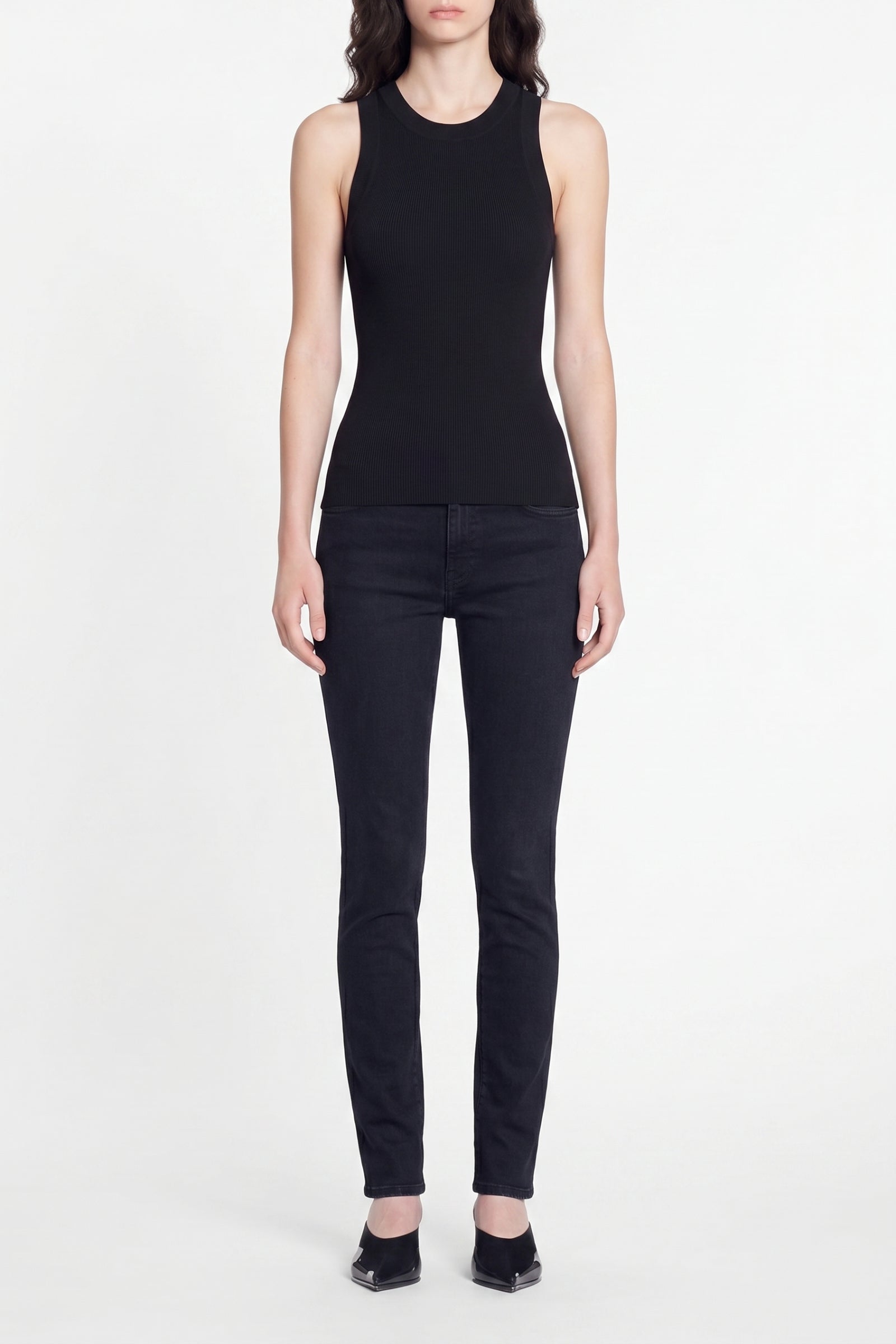Top sans manches Edea - Noir