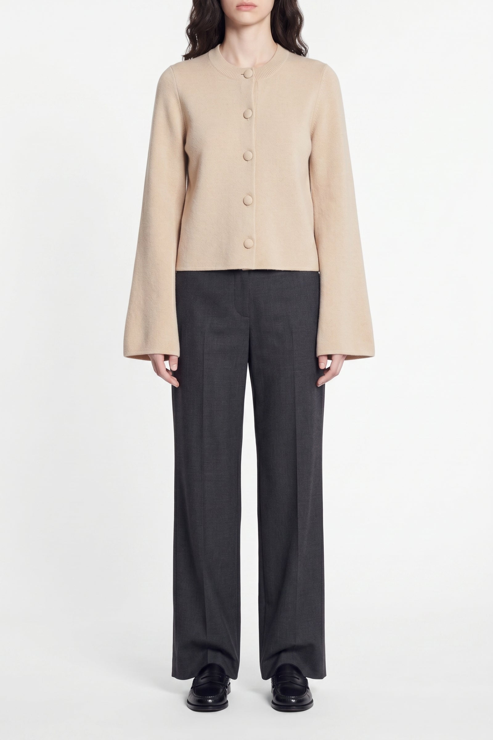 Cardigan Firmin en laine - Beige