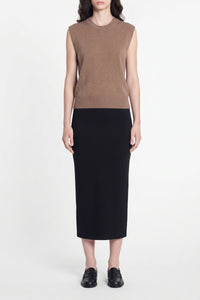 Pull Cassandra en laine mélangée - Havane