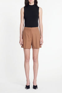 Short taille haute Elisam - Caramel