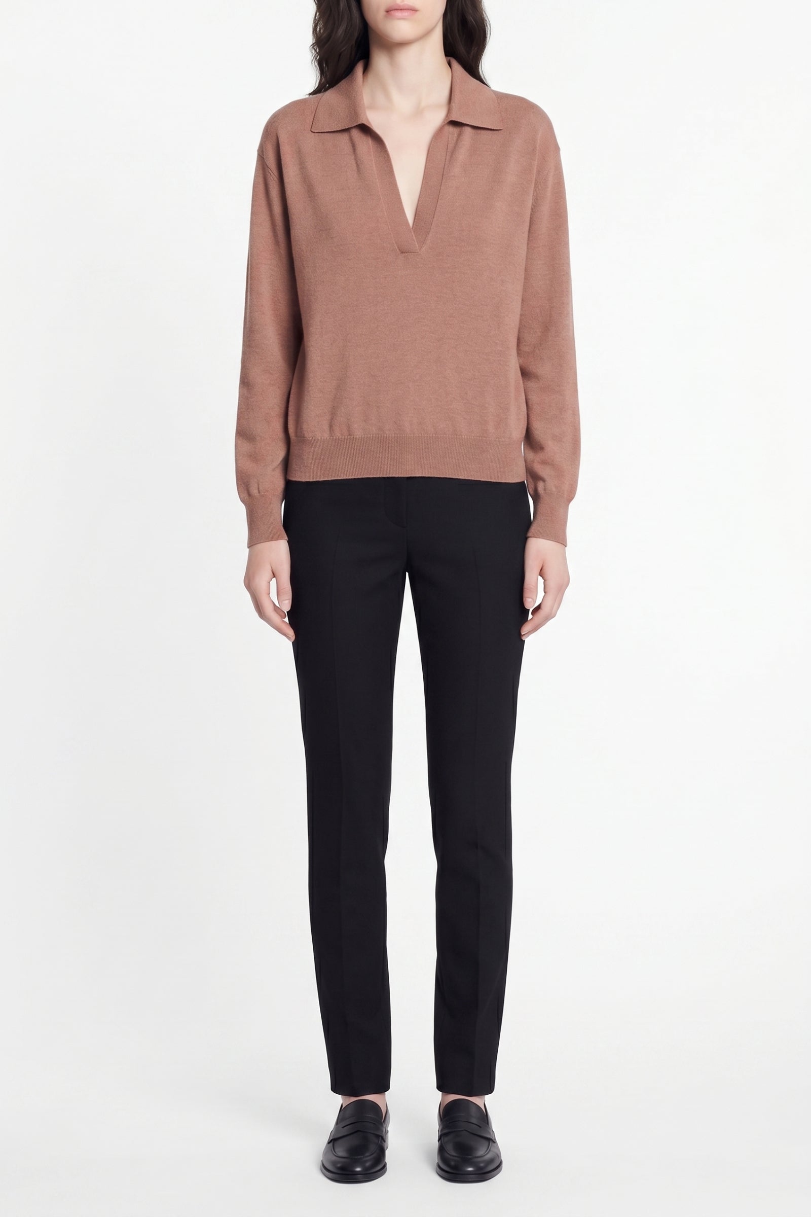 Pull Dixie en laine - Noisette