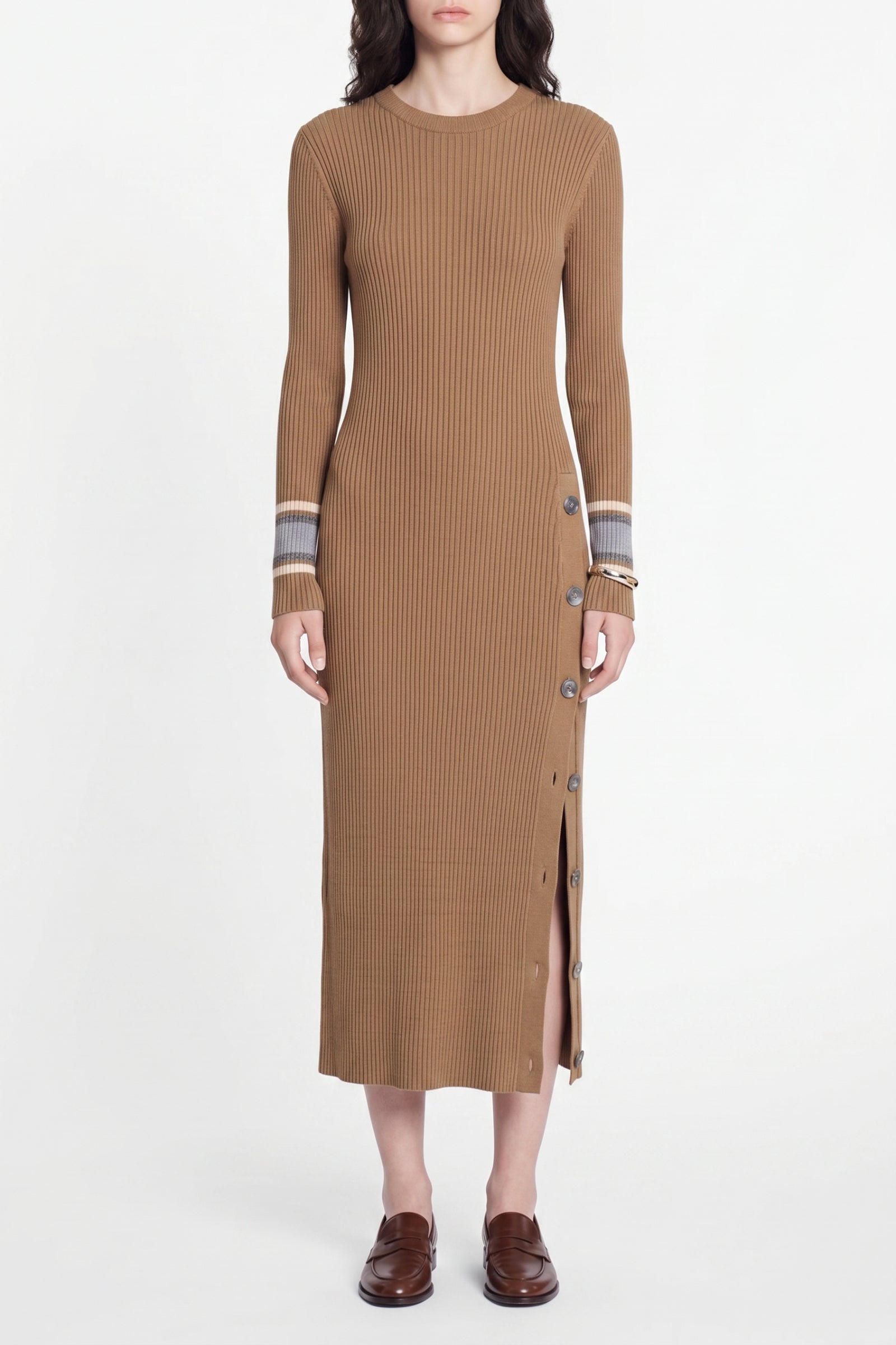Robe midi Dagmar - Havane