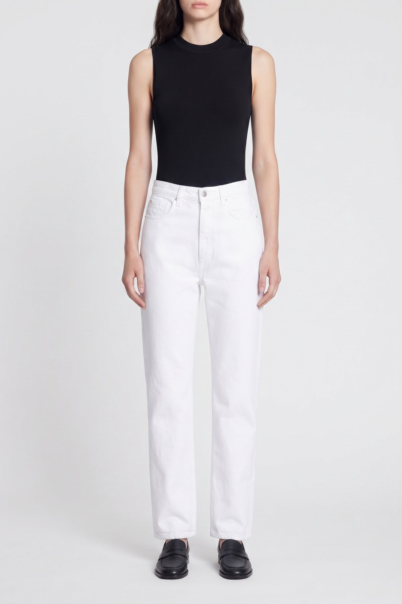 Pantalon Dom en denim - Écru