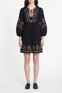 Robe courte Takis - Noir