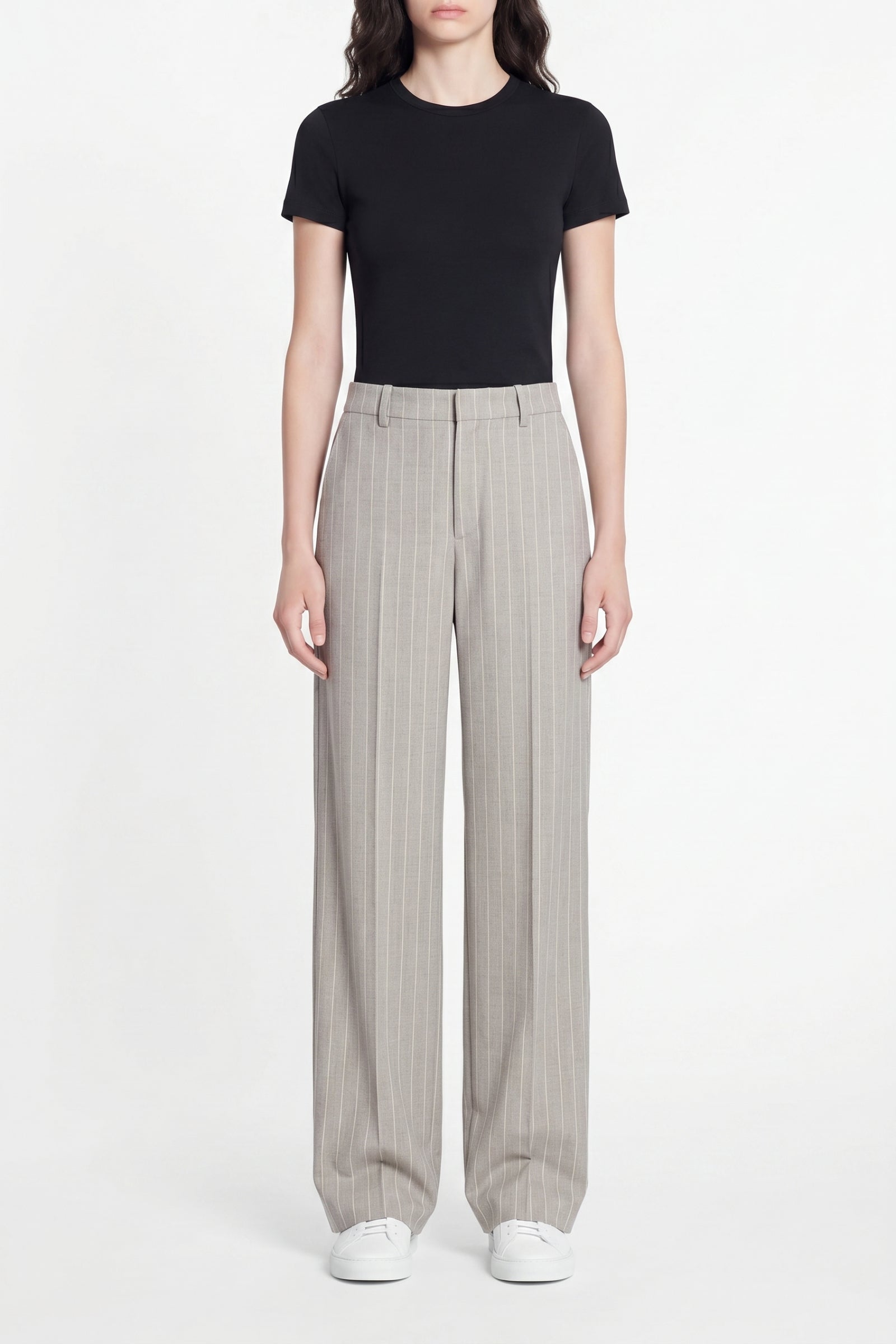 Pantalon Dulce en laine - Gris Clair