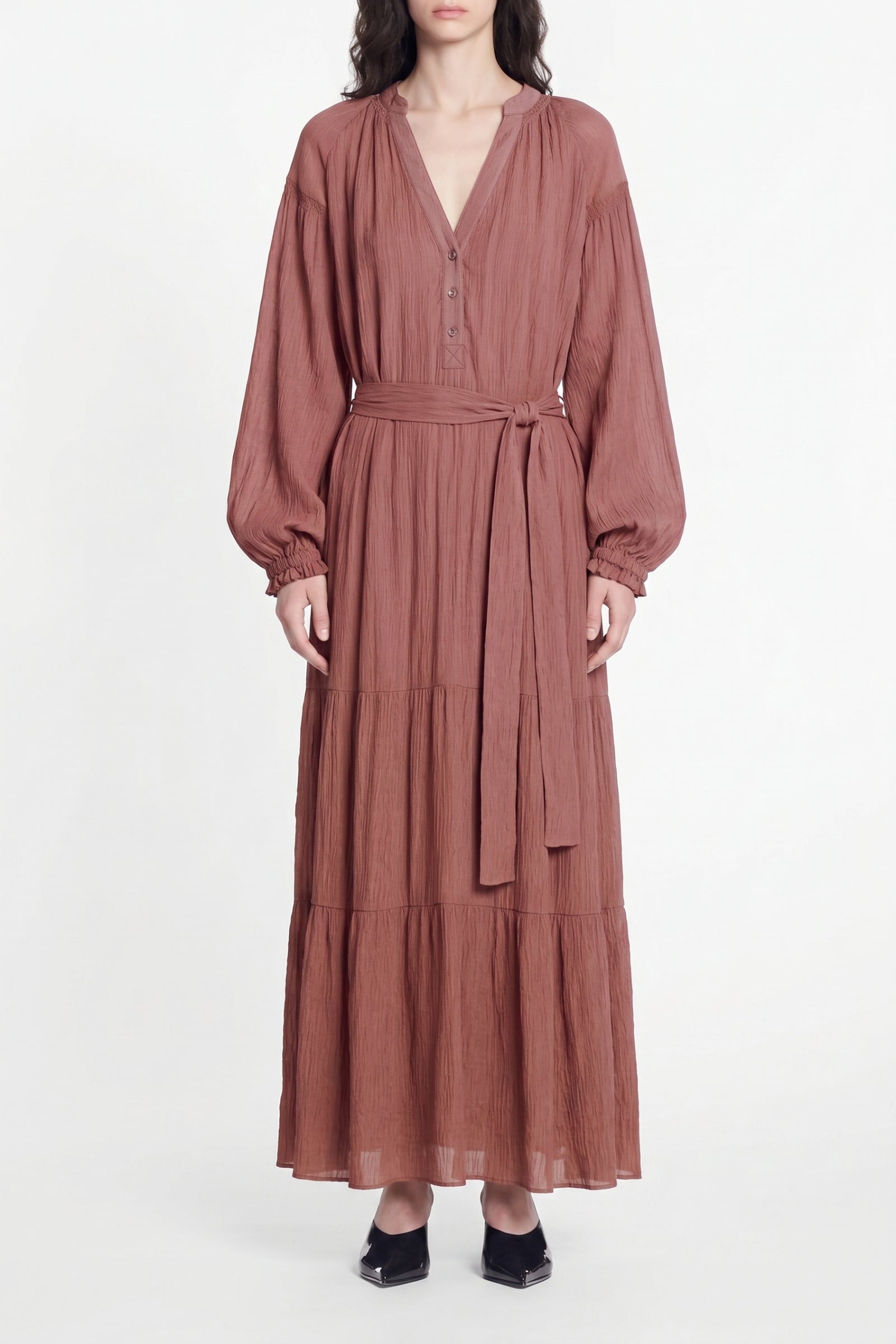 Robe longue Esthée - Bois de Rose