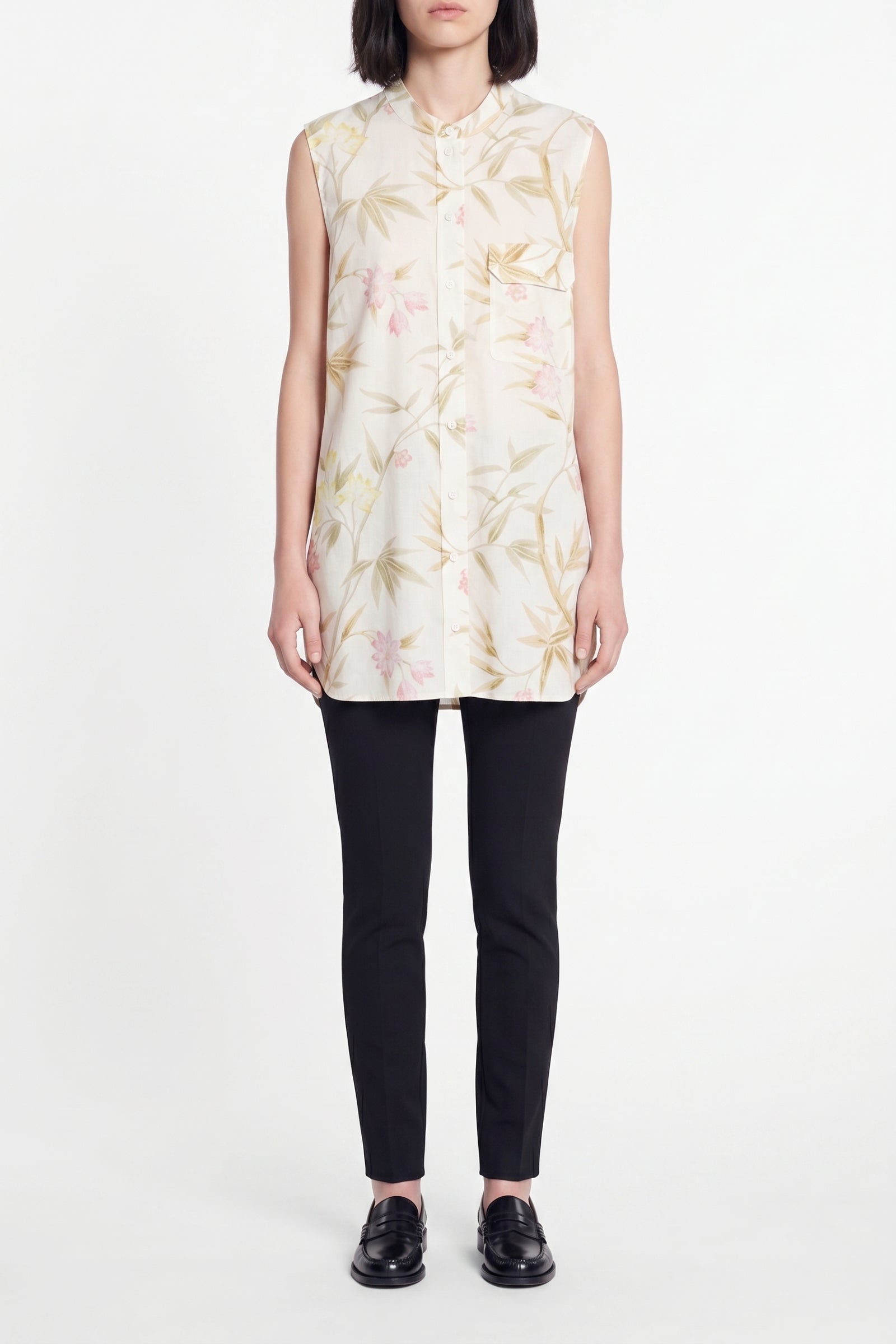 Blouse à col rond Edao - Pastel