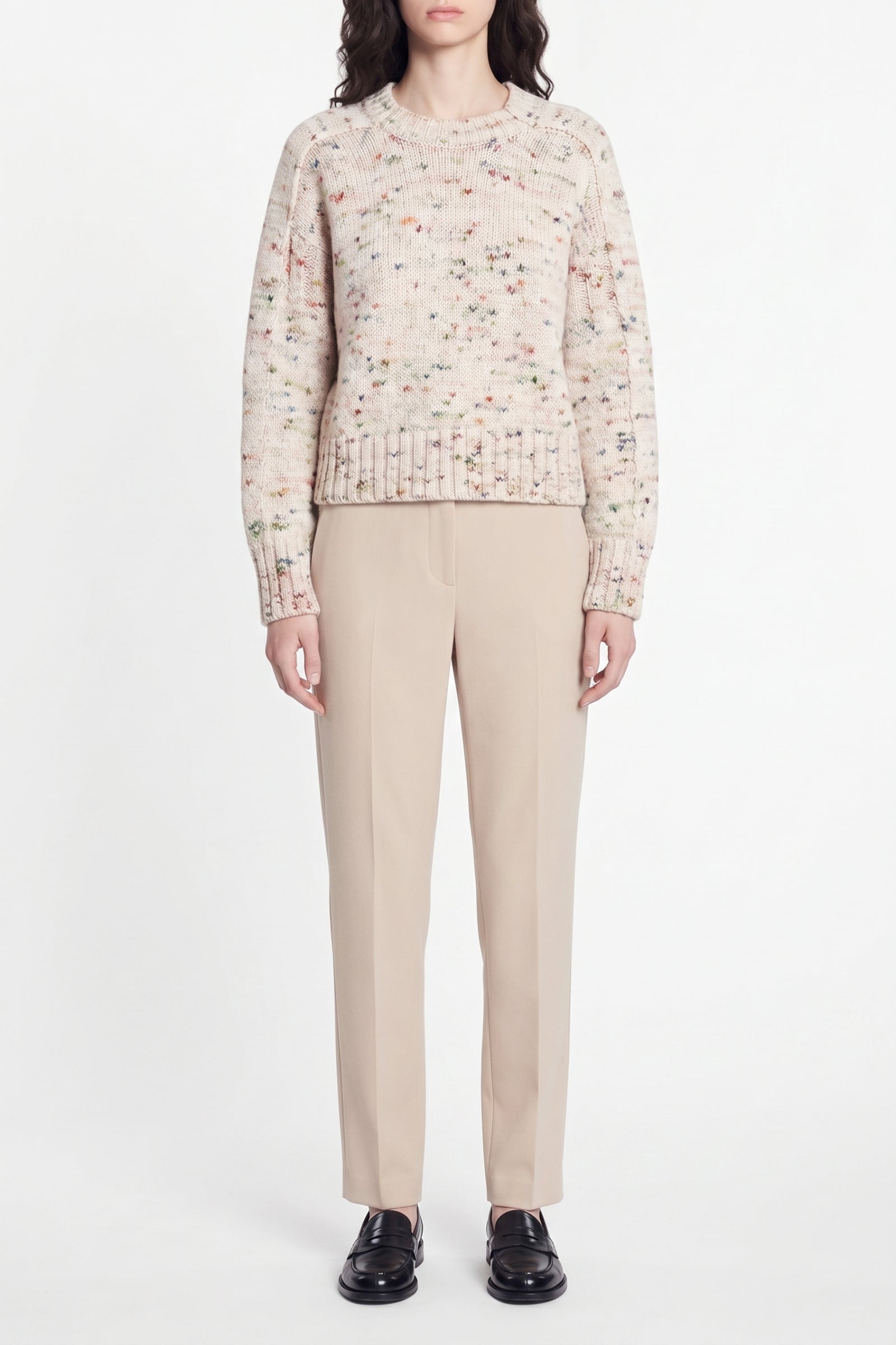 Pull Elmer en laine - Aquarelle