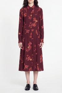 Robe midi Fresh - Bordeaux