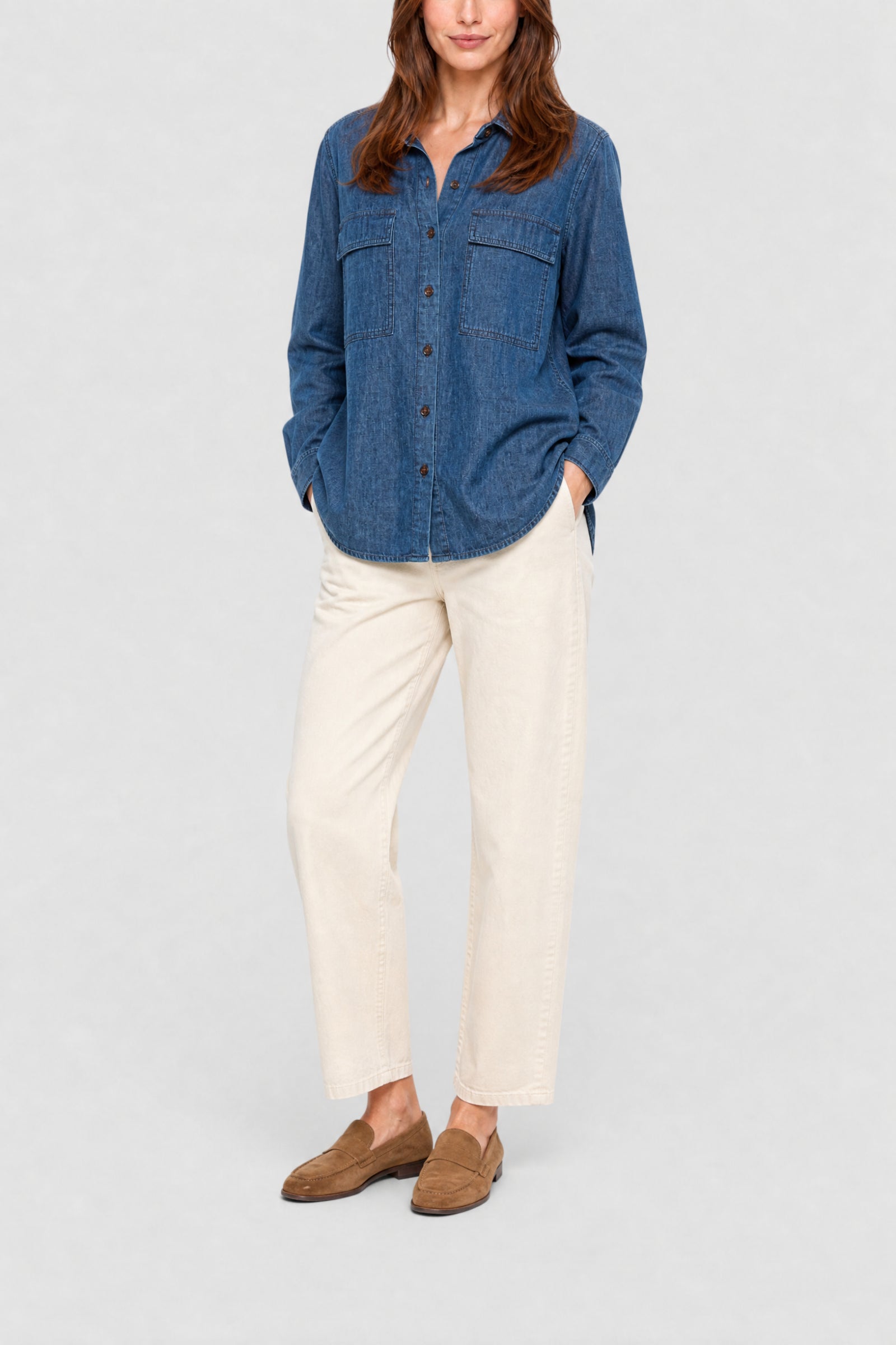 RECO : 95 // Chemise Dim en coton - Royal