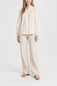 RECO : 110 // Blouse Valdo en coton - Blanc