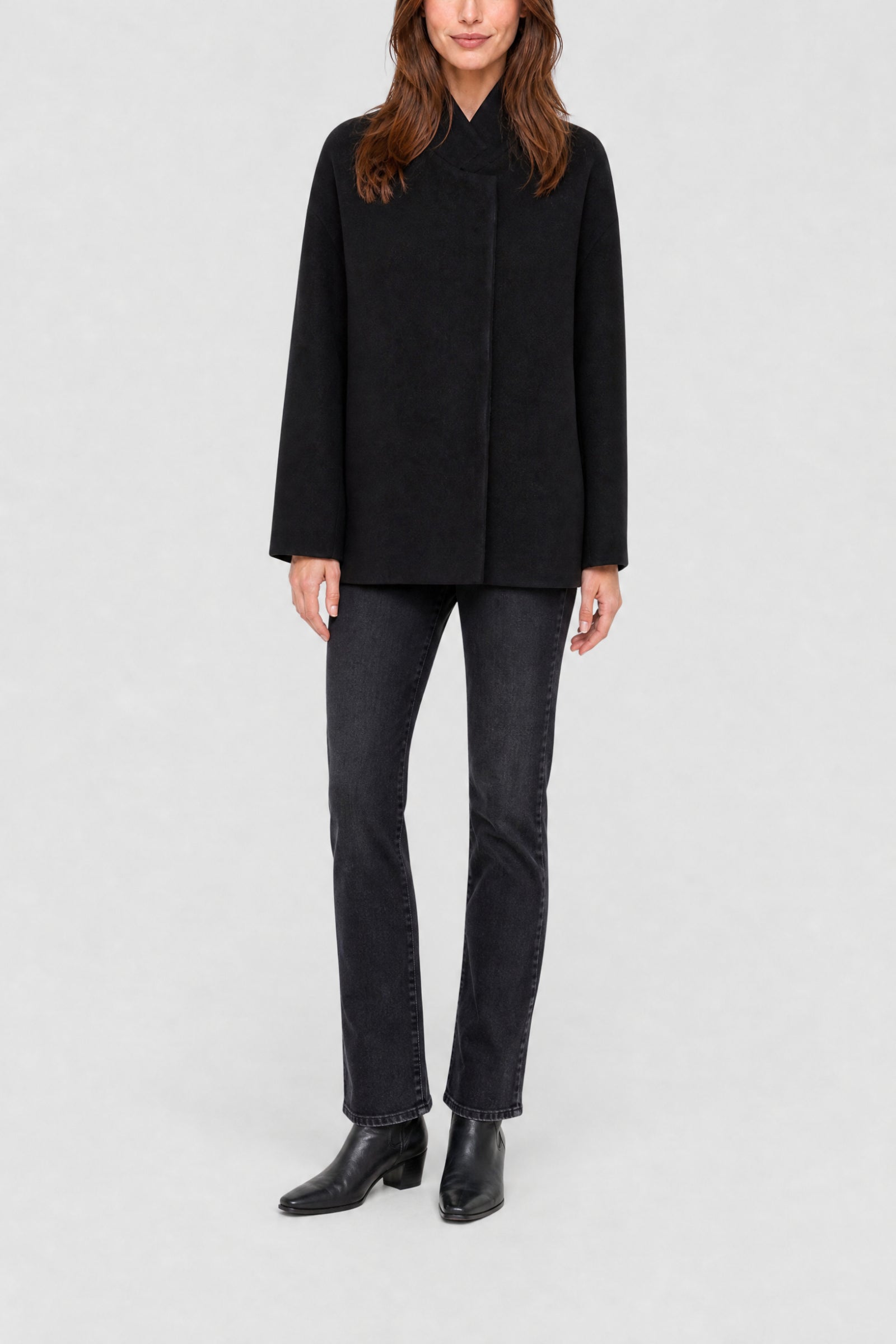 RECO : 170 // Manteau Sebel en laine - Noir