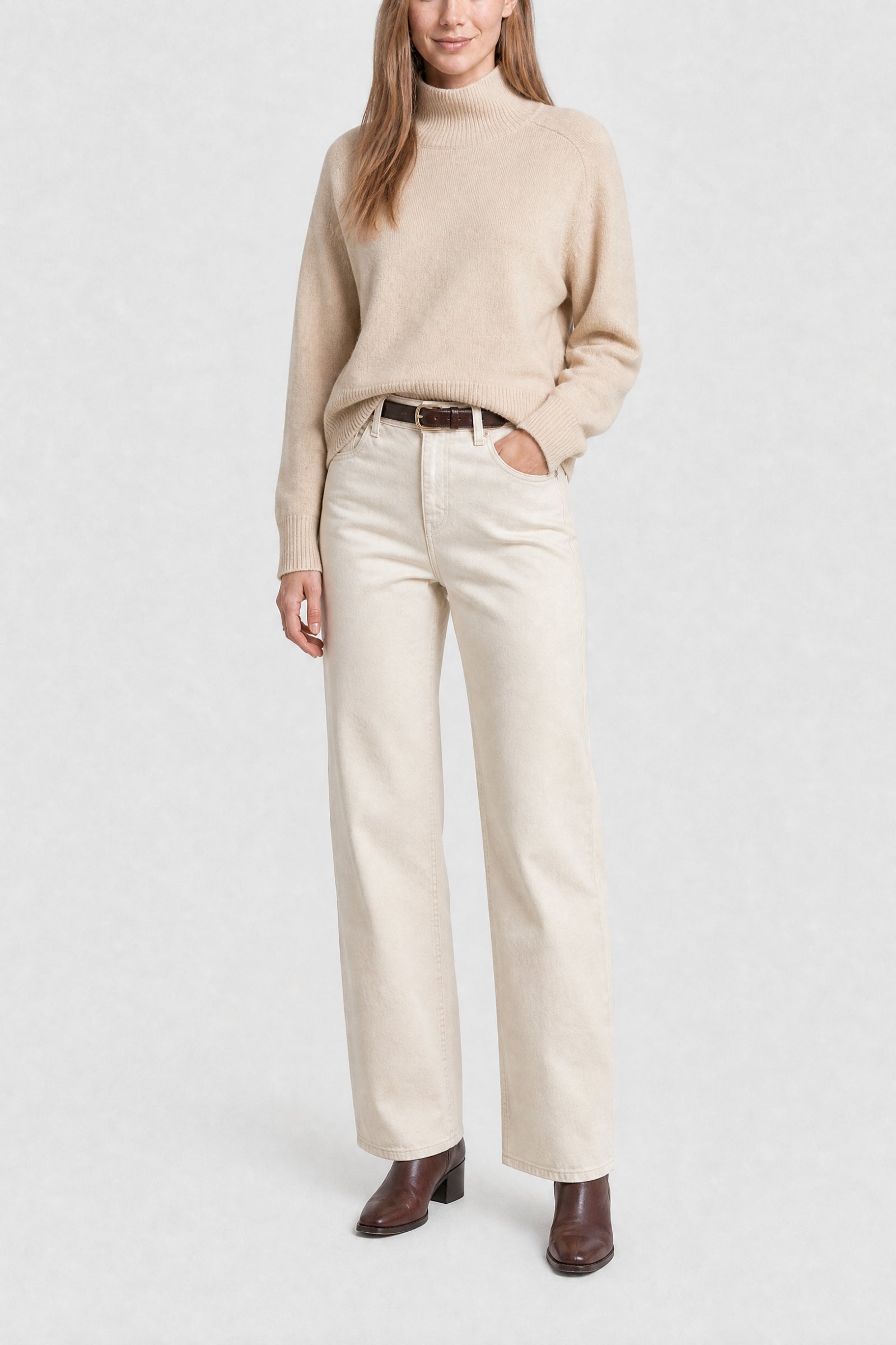 RECO : 180 // Pull Ballerine en laine - Avoine