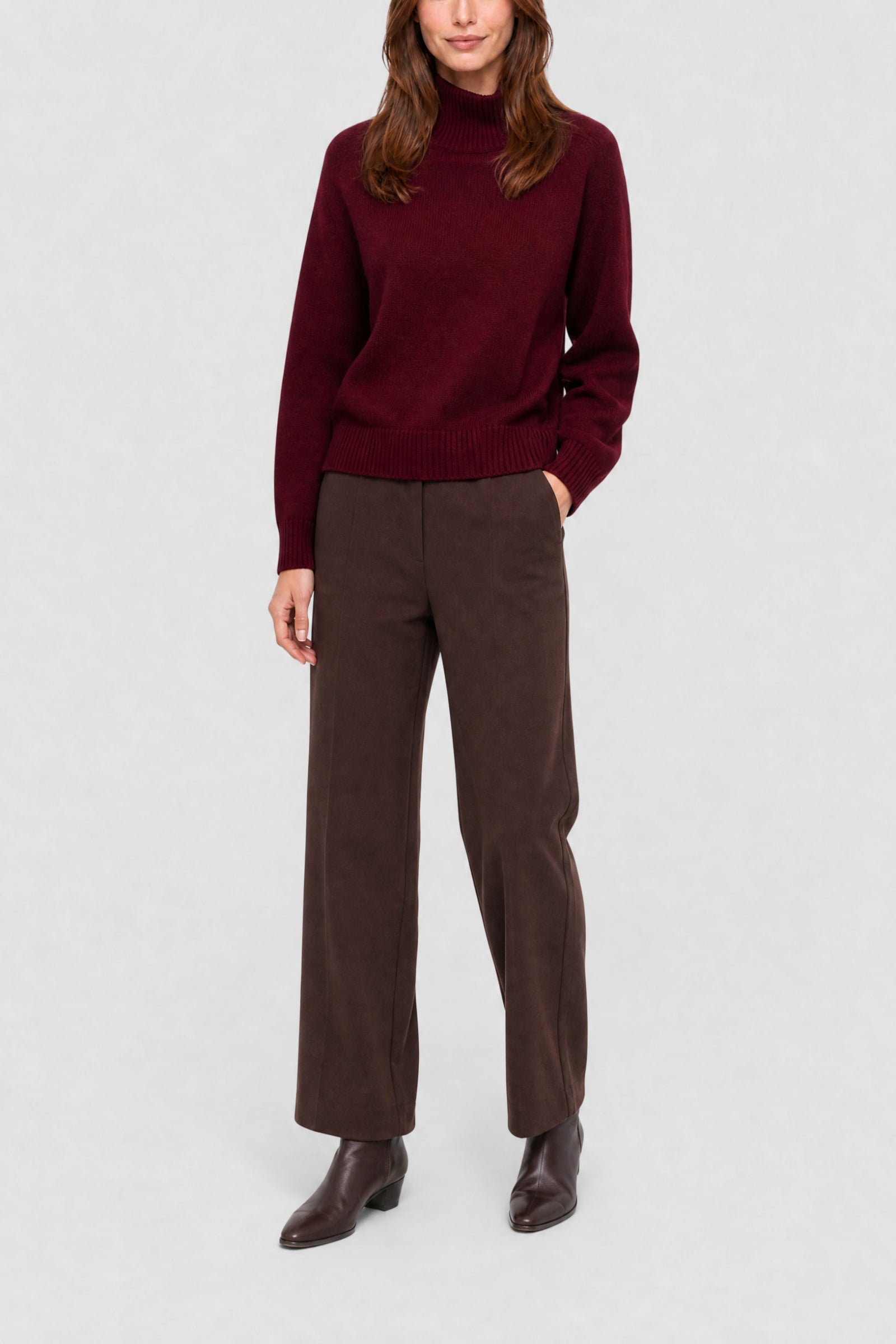 RECO : 170 // Pull Ballerine en laine - Rouge