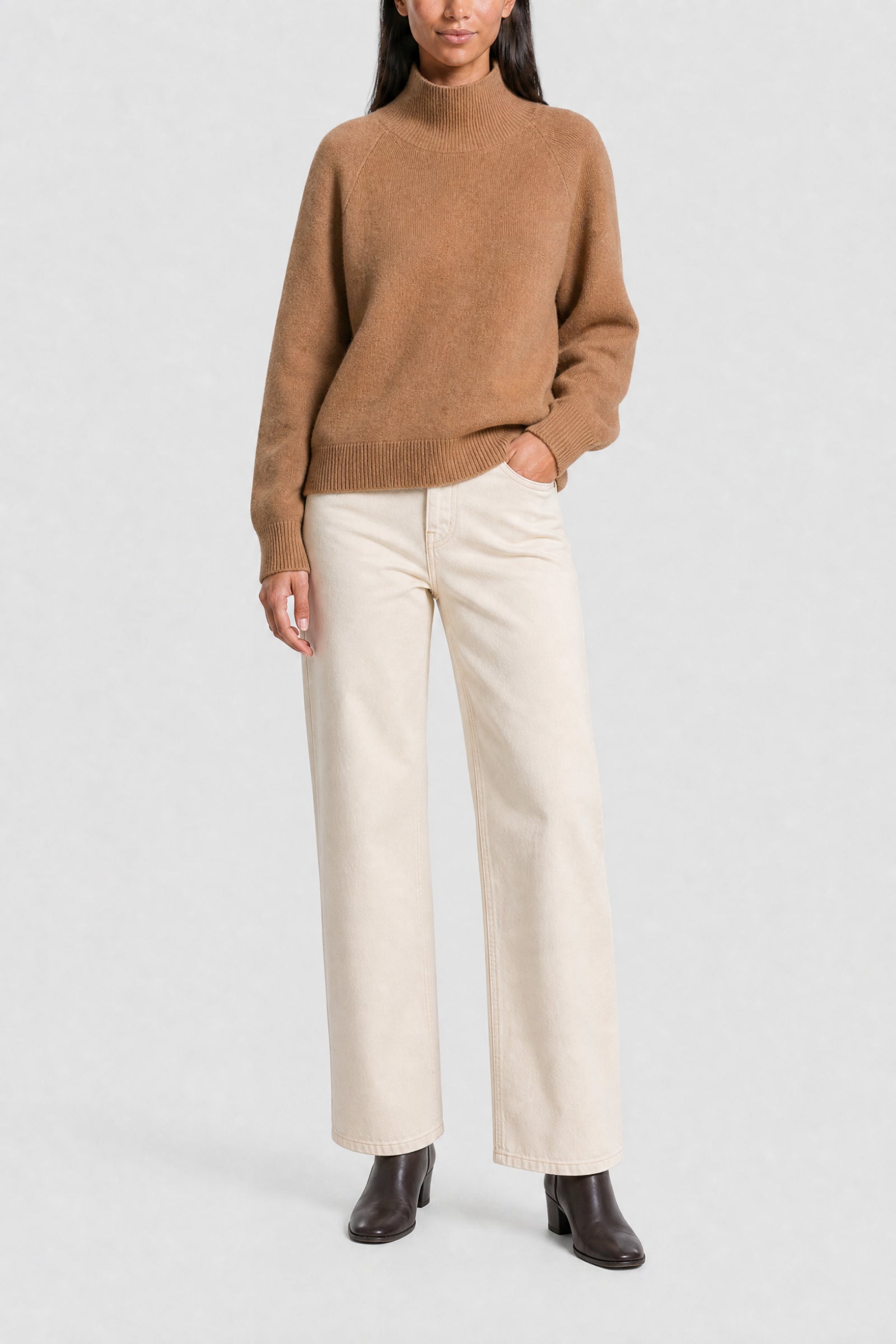 RECO : 130 // Pull Frene en laine - Camel