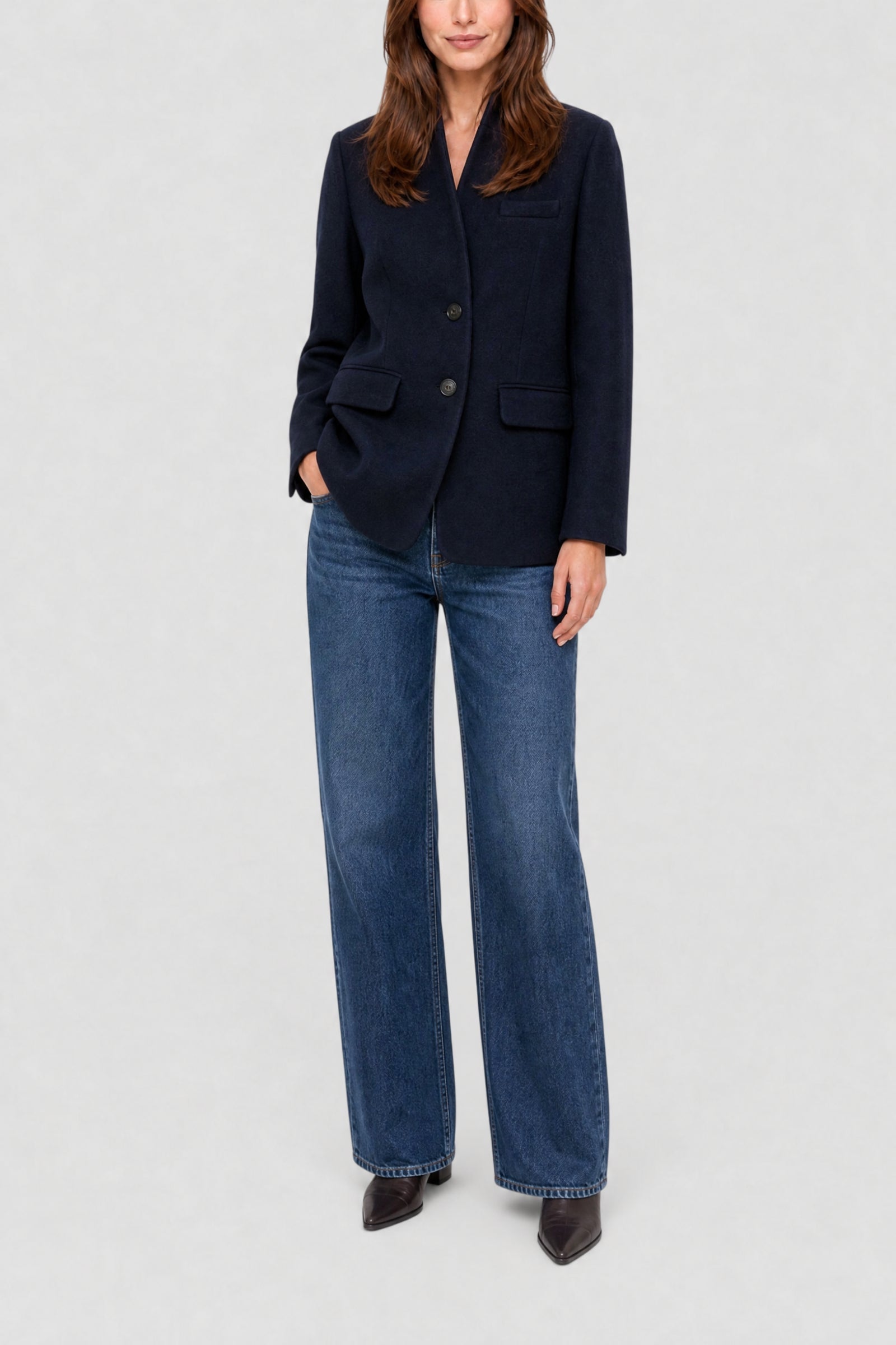 RECO : 180 // Veste Jovanka en laine - Marine
