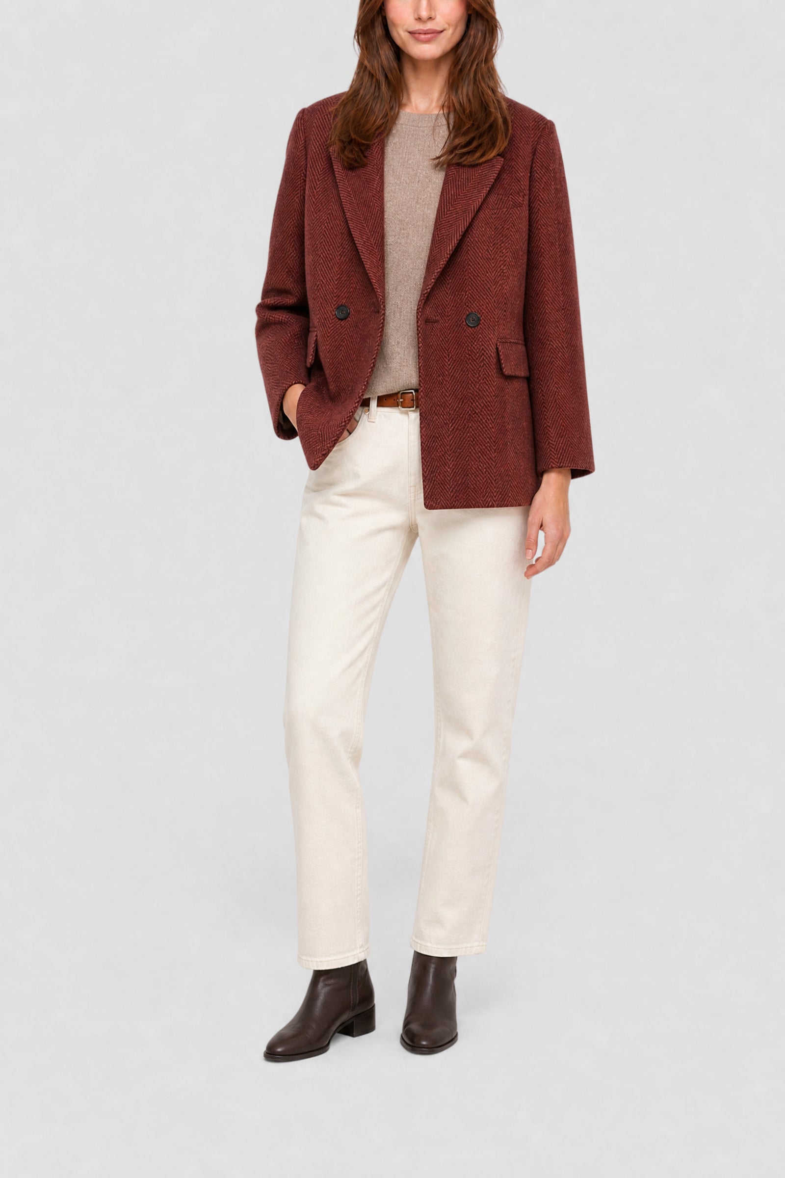 RECO : 180 // Veste Fedea en laine - Cerise & Multicolore