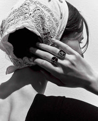 Bague Varda n°1 en or jaune et argent avec diamant - Diamant