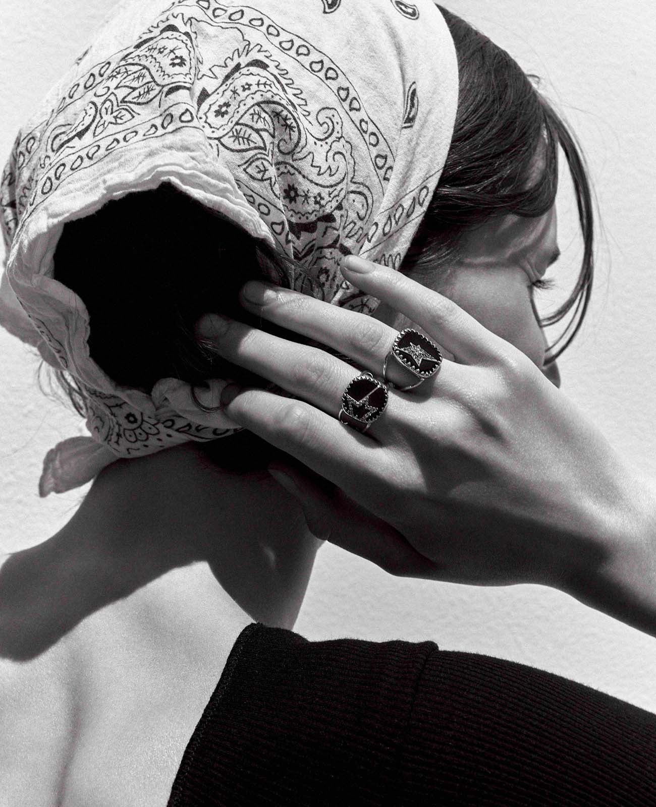Bague Varda n°1 en or jaune et argent avec diamant - Diamant