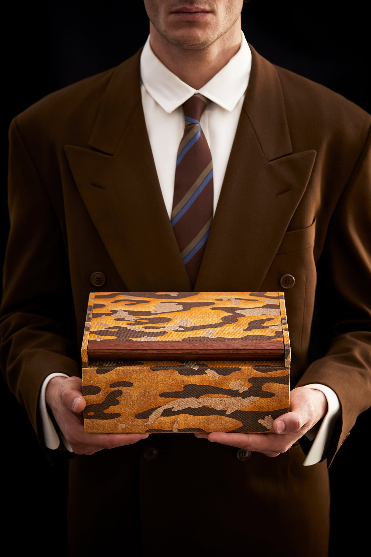 FORTUNY BOX-MUSTARD