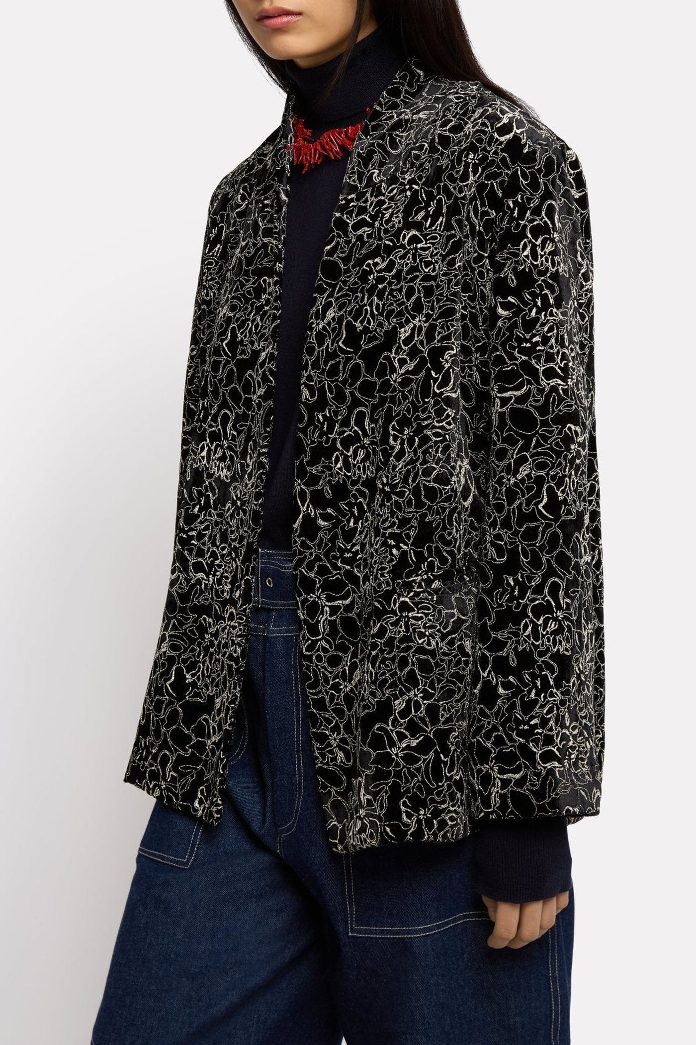 Veste Aldo à motifs - Noir