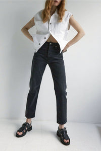 Christie denim jacket - White