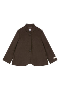 Veste Kaia en laine - Chocolat