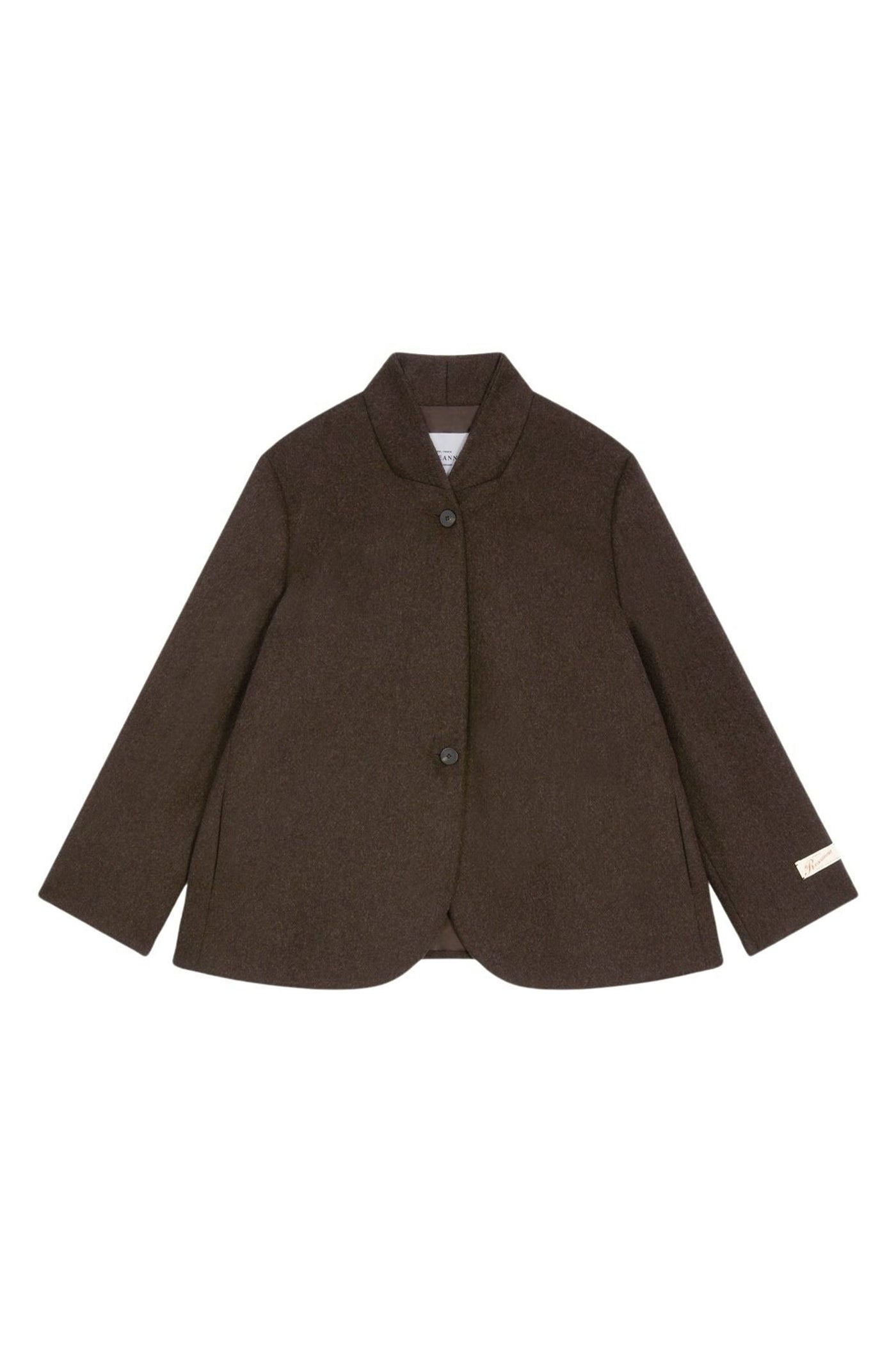 Veste Kaia en laine - Chocolat
