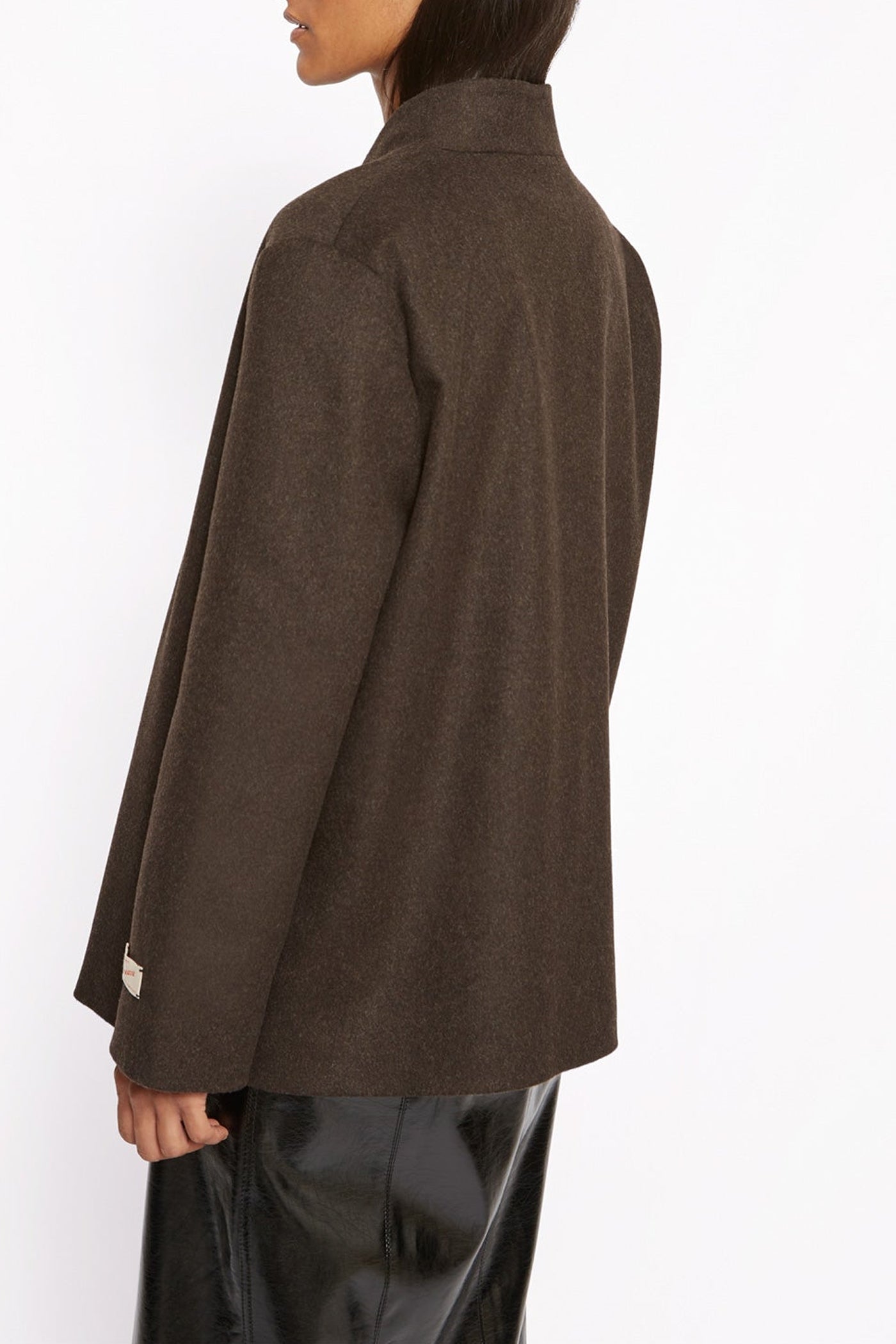 Veste Kaia en laine - Chocolat