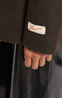 Veste Kaia en laine - Chocolat