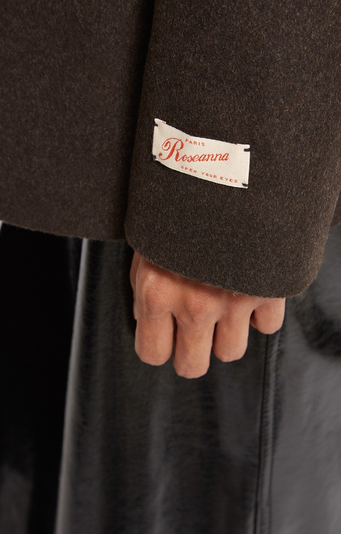Veste Kaia en laine - Chocolat