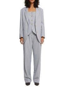 Mickey jacket in linen - White