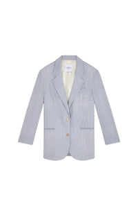 Mickey jacket in linen - White