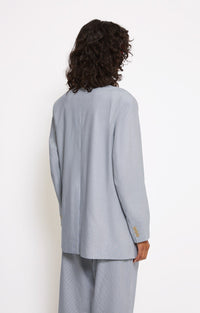 Mickey jacket in linen - White