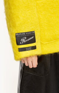 Veste Miller en laine - Jaune