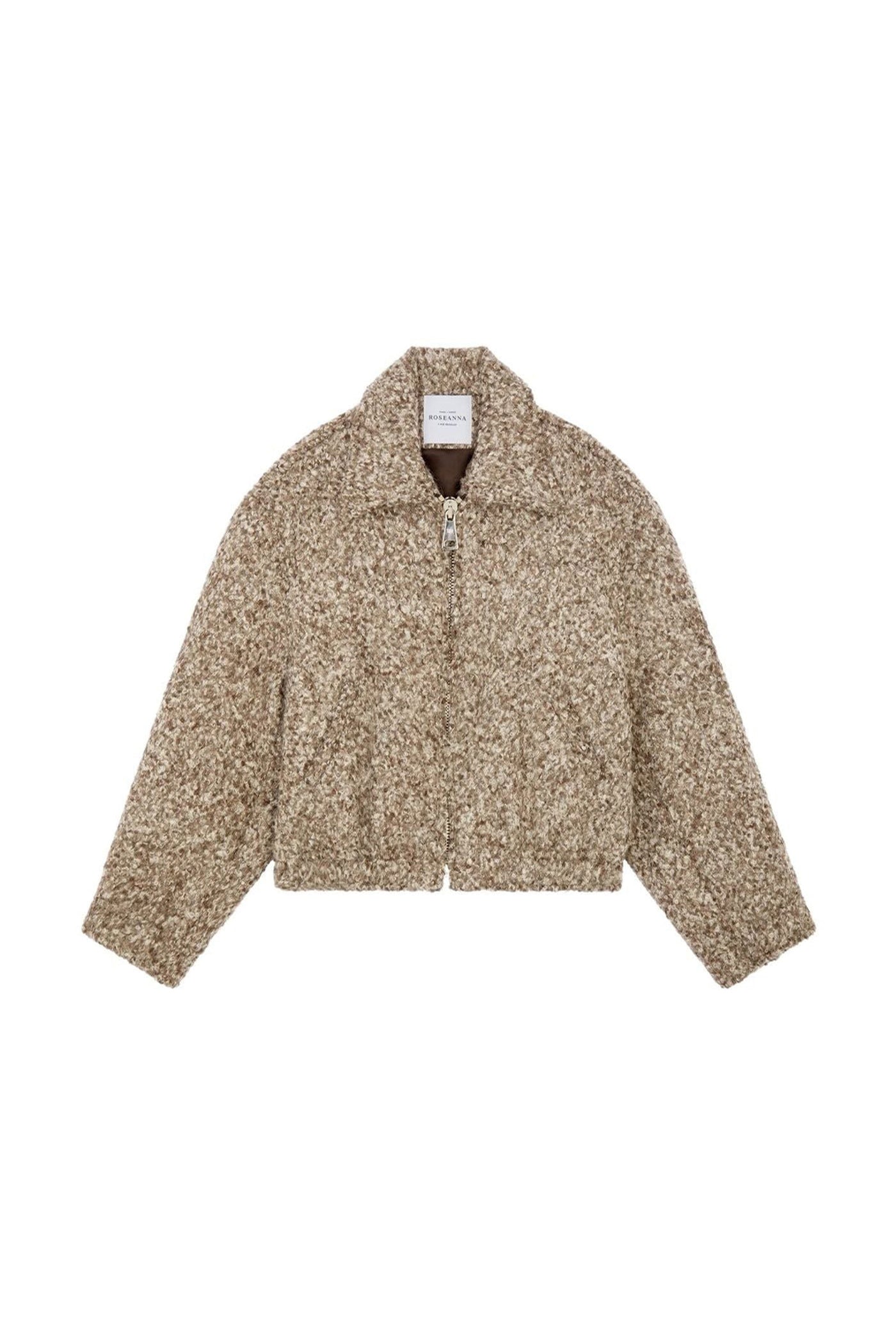 Blouson Orso en laine mélangée - Chocolat