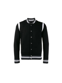 Bomber en maille bicolore Givenchy - Noir & Blanc