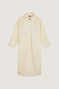 CREME _ Manteau Philadelphie en coton - Creme