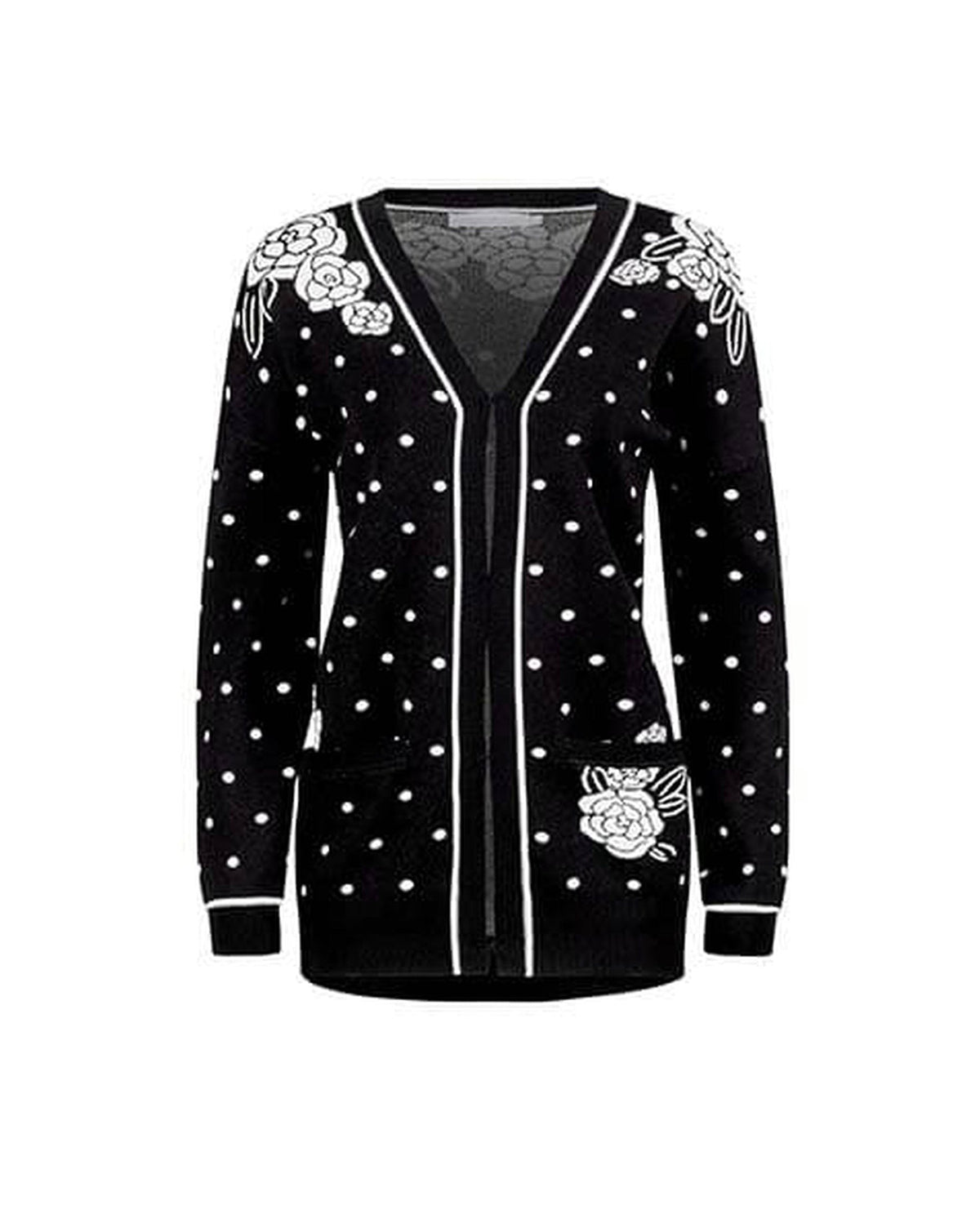 Cardigan Vilota - Black & White